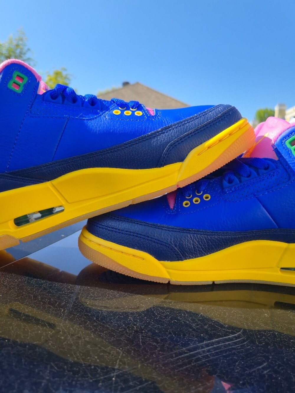 Nike Air Jordan 3 Brazil Retro 2016 Mens Shoes Sneakers Deadstock No Box Size 5 - Picture 3 of 9